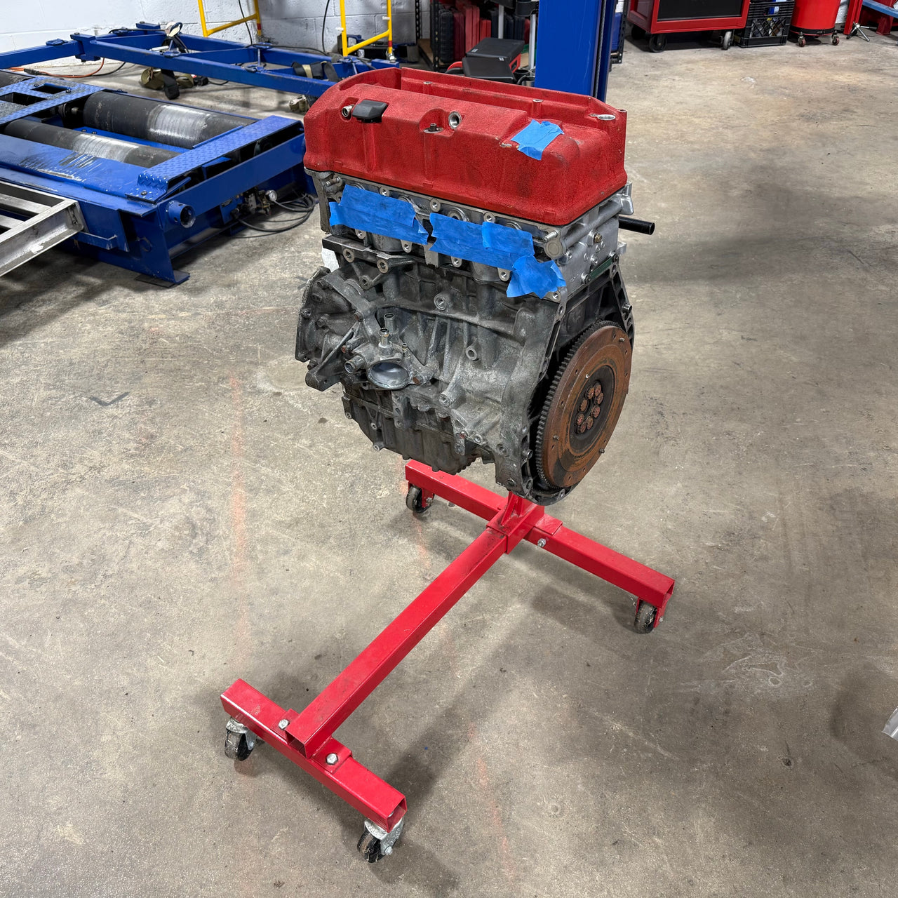 s2000 engine on stand