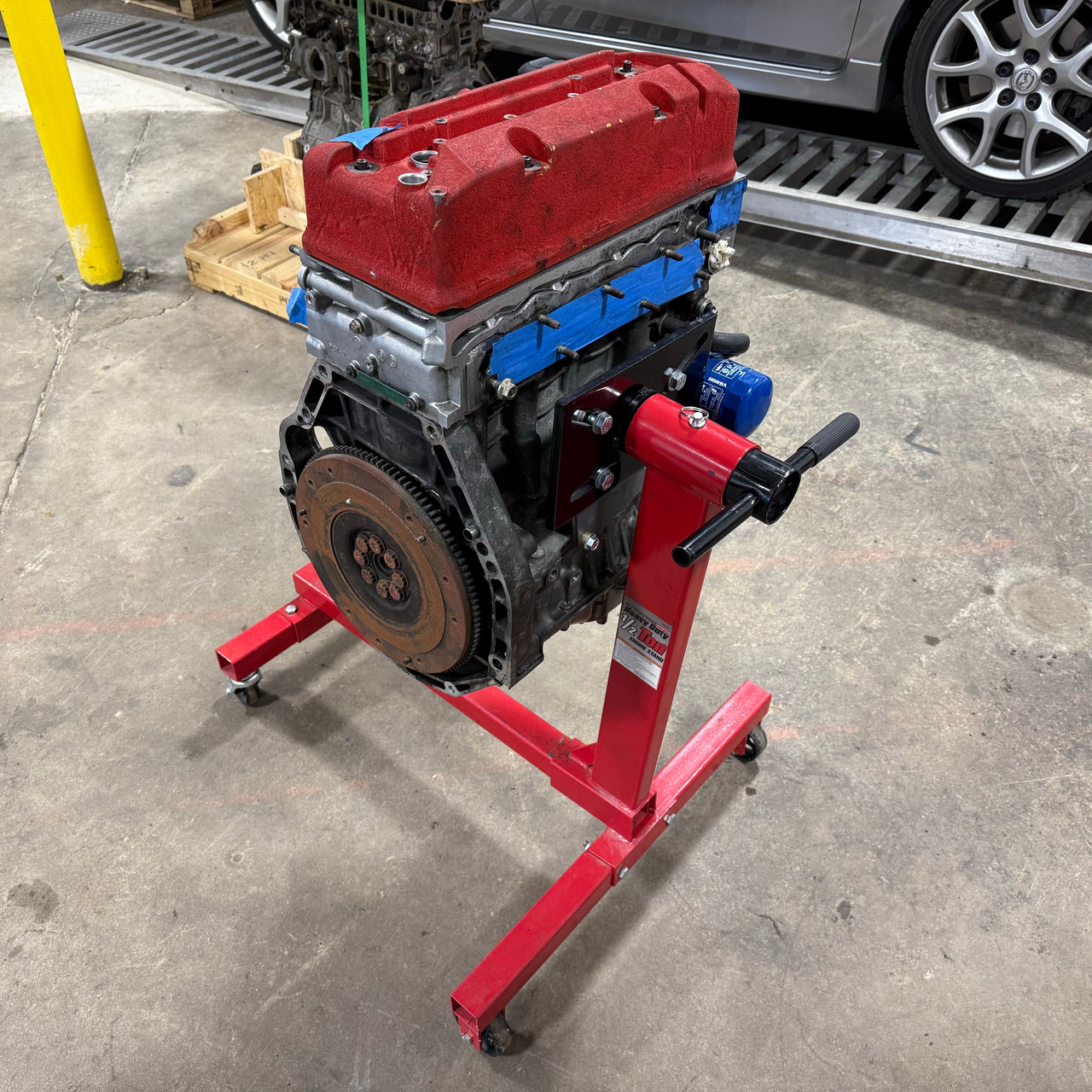 s2000 engine on stand