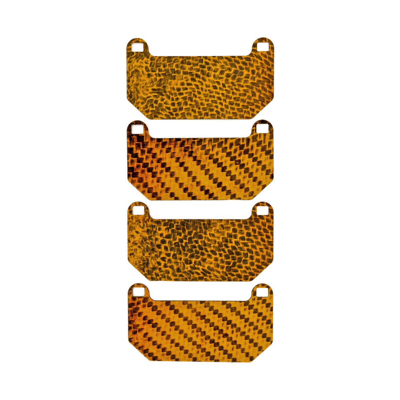 HEL Performance Carbon Fiber Brake Pad Shims for Honda Civic FK2/FK8 Type-R TCR 2018-on