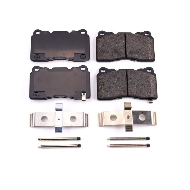 Mitsubishi Evo 8/9/X Power Stop Front Z17 Evolution Ceramic Brake Pads w/Hardware