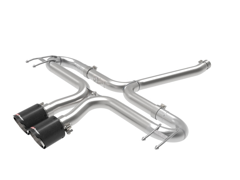 Honda Civic X 1.5T Sport aFe Takeda 2-1/2in 304 SS Axle-Back Exhaust w/Carbon Tips