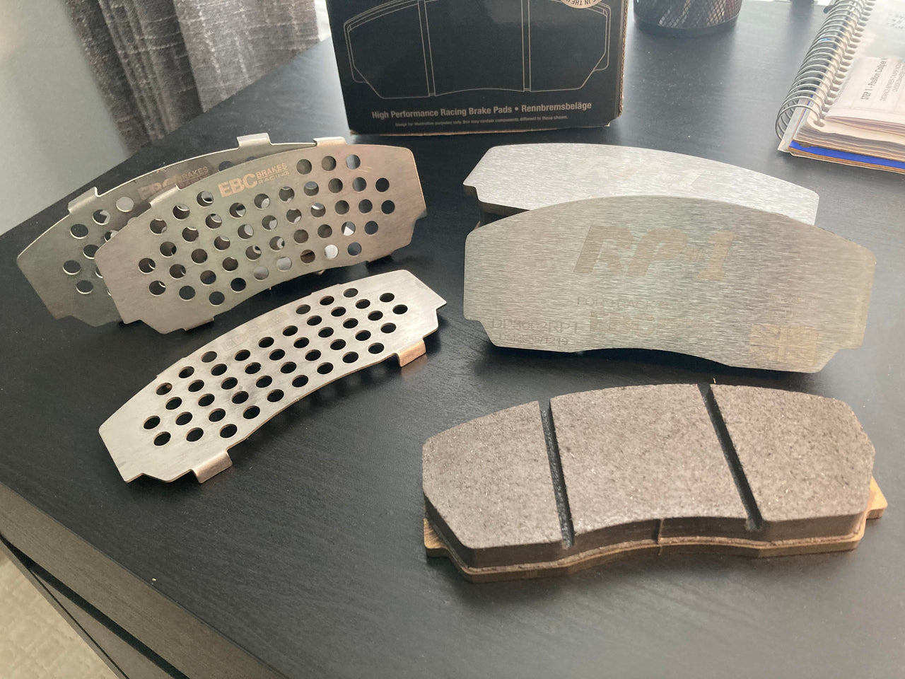 Track Brake Pad Guide