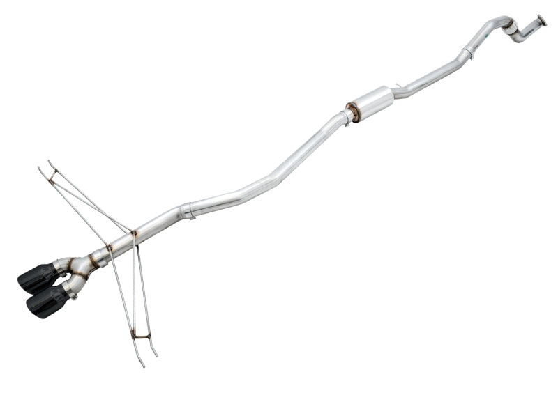 Honda Civic X Si AWE Tuning Track Edition Exhaust w/Front Pipe & Dual Diamond Black Tips