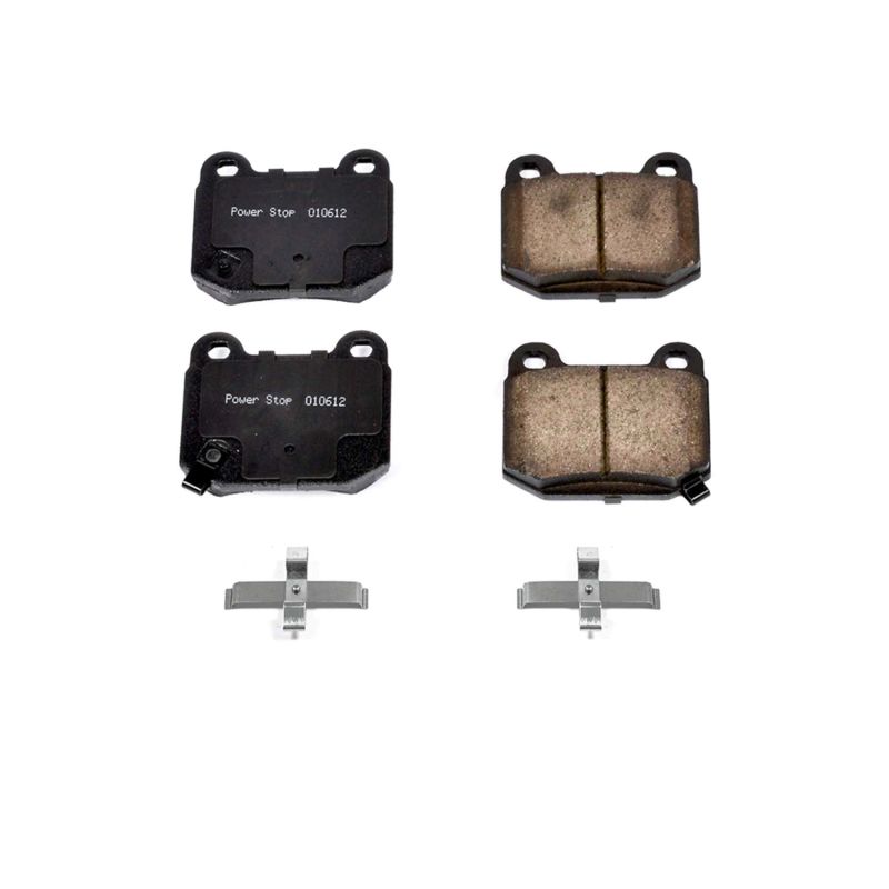 Mitsubishi Evo 8/9 Power Stop Rear Z17 Evolution Ceramic Brake Pads w/Hardware