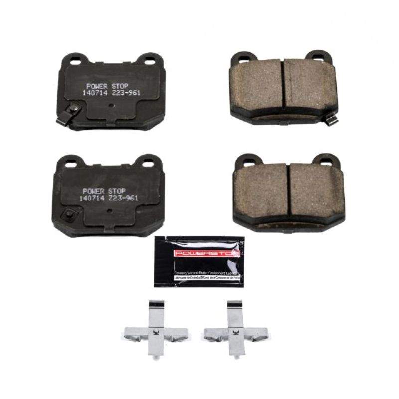 Mitsubishi Evo 8/9 Power Stop Rear Z23 Evolution Sport Brake Pads w/Hardware