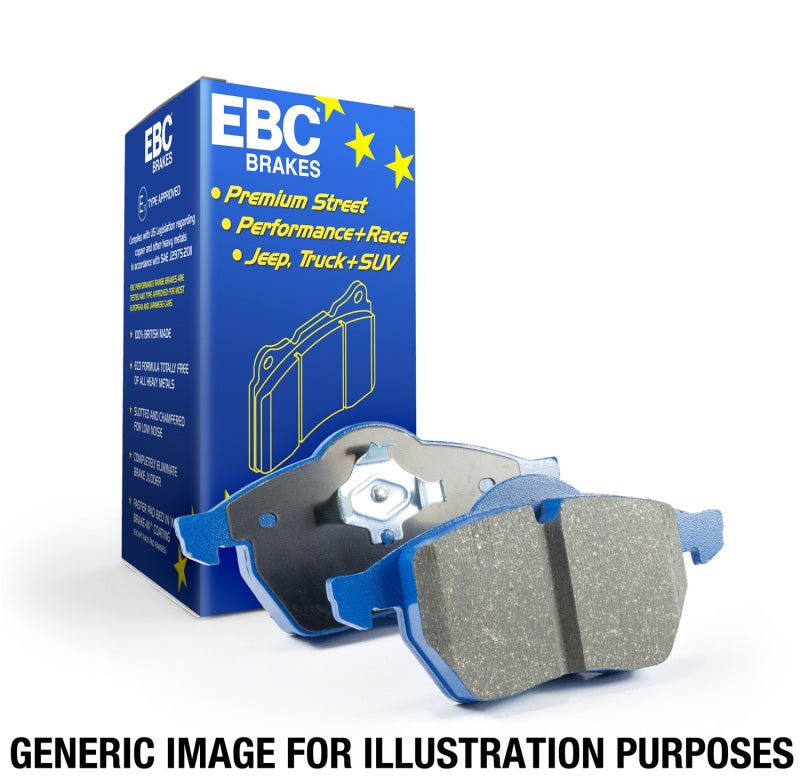 Honda Civic Gen 8/9/10/11 EBC Bluestuff Brake Pads for Wunderladen Racing Big Brake Kit