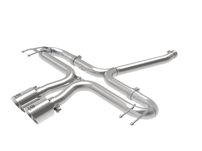 Honda Civic X 1.5T Sport aFe Takeda 2-1/2in 304 SS Axle-Back Exhaust w/Polished Tips