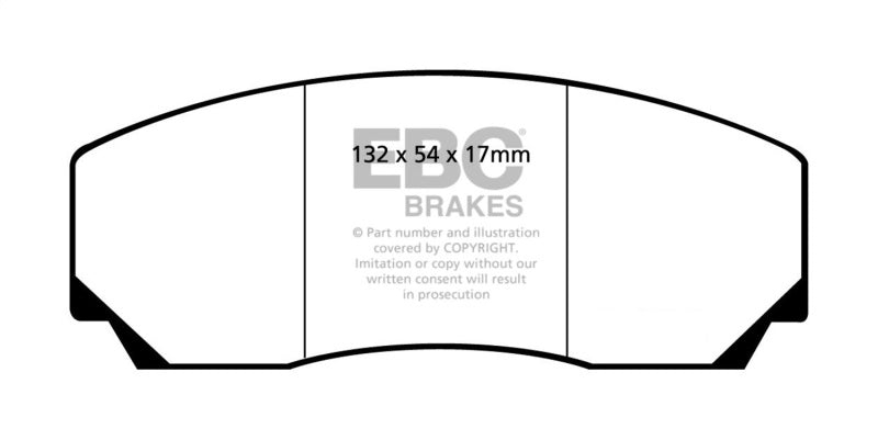 Honda Civic Gen 8/9/10/11 EBC Bluestuff Brake Pads for Wunderladen Racing Big Brake Kit