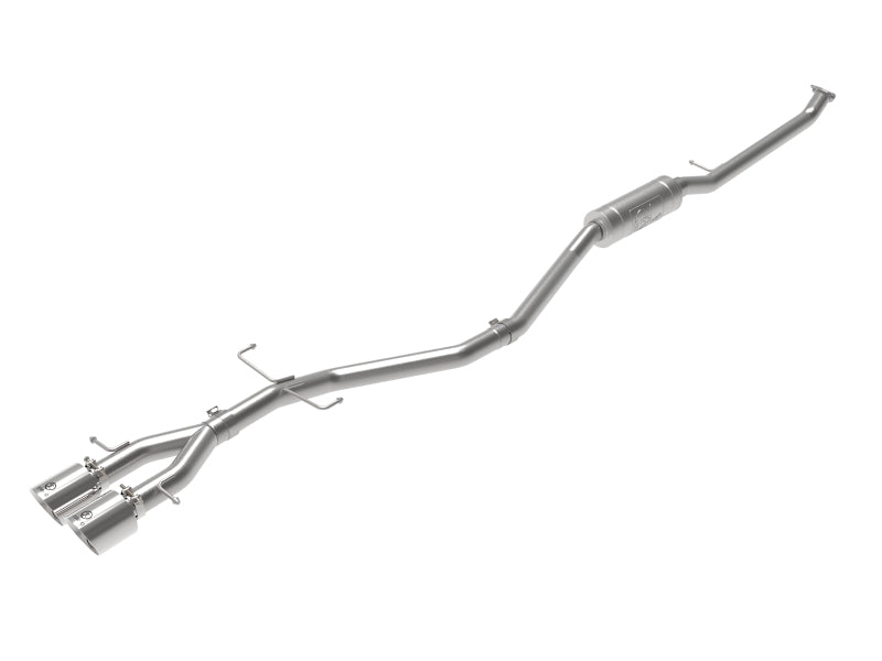 Honda Civic X Si Coupe aFe Takeda 2.5in 304SS Cat-Back Exhaust System - Polished Tip