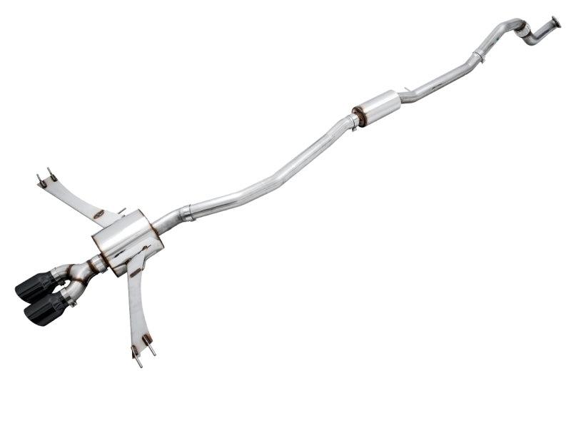 Honda Civic X Si AWE Tuning Touring Edition Exhaust w/Front Pipe & Dual Diamond Black Tips