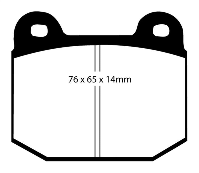 Mitsubishi Evo 8/9 Rear EBC Redstuff Brake Pads