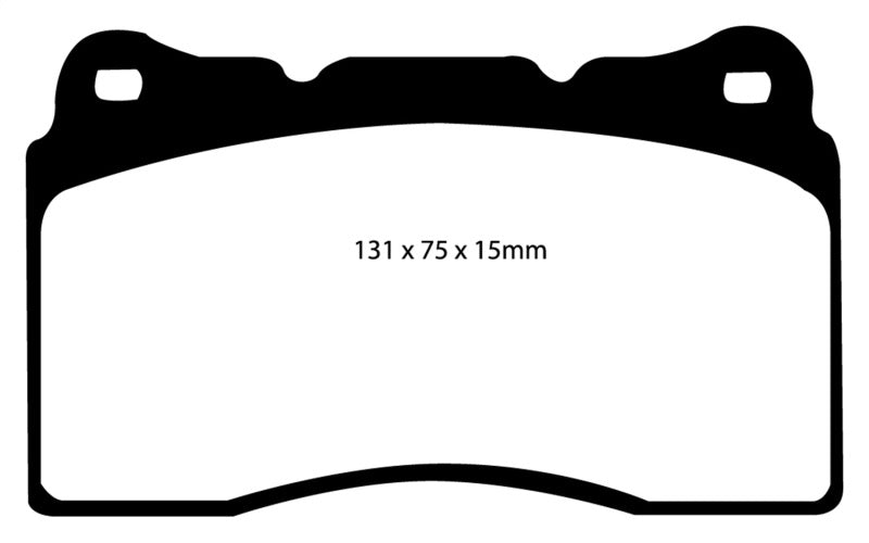 Mitsubishi Evo 8/9/X Front EBC Ultimax2 Brake Pads